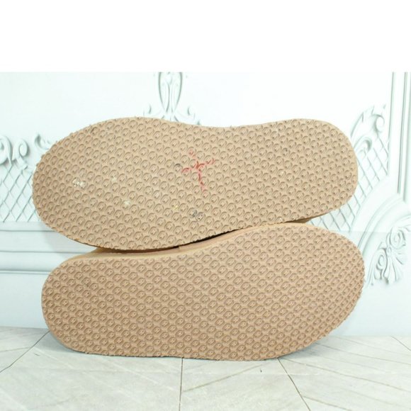 LL Bean Brown Suede Wicked Good Shearling Lined Slipper Ankle Boots Size 8 M - Picture 9 of 10